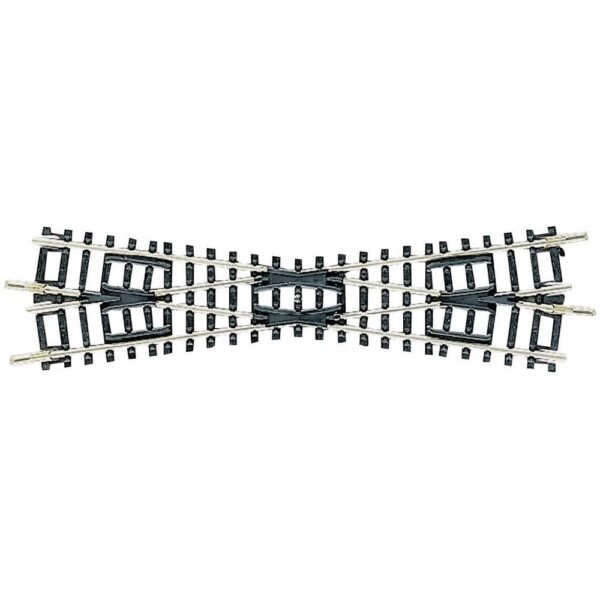 N Fleischmann rails (zonder ballastbed) 22245 Kruising 112.6 mm 15 ° 4 stuk(s)