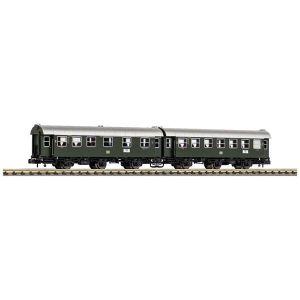 Piko N 40760 N set van 2 ombouwwagens AB3yg & B3yg van de DB AB3yg & B3yg