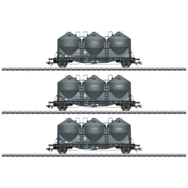 Märklin 48264 H0 3-delige set stofsilowagens Kds 67 van de DB