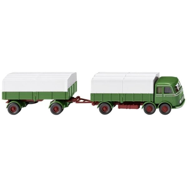 Wiking 0429 05 H0 Vrachtwagen Mercedes Benz LP 333, grasgroen
