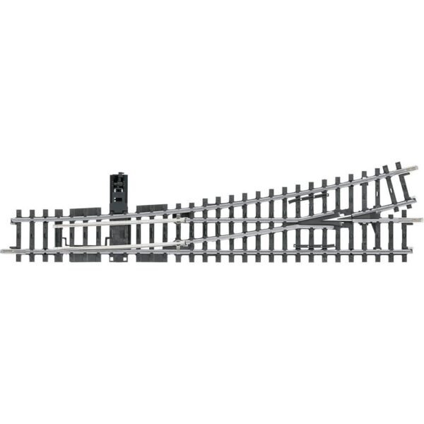 H0 Märklin K-rails (zonder ballastbed) 22715 Wissel, Links 225 mm 1 stuk(s)