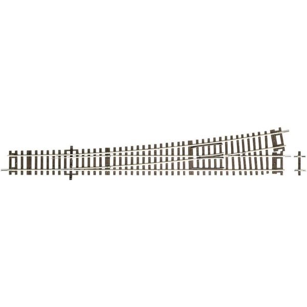H0 Roco RocoLine (zonder ballastbed) 42490 Gebogen wissel, Links 345 mm 1 stuk(s)