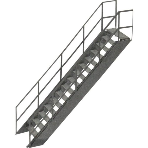 MBZ Falltreppe 80245 H0 Trap met trapleuning 1 stuk(s)