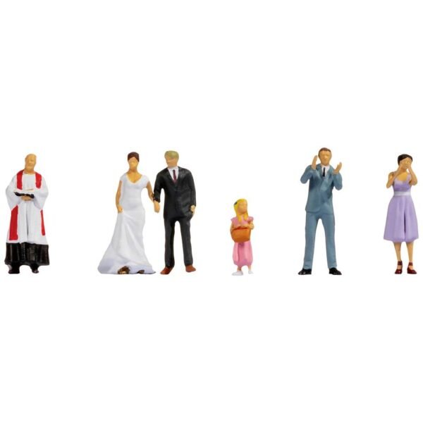 NOCH 15862 H0 Bruidspaar figuren Geverfd