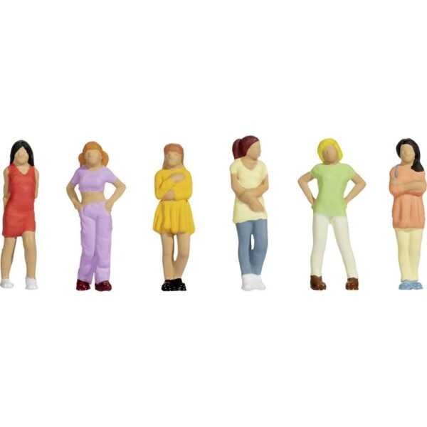 NOCH 45517 TT Vrouwelijke tieners figuren Geverfd, Staand
