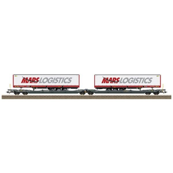 TRIX H0 24472 H0 scharnier zakwagen Sdggmrss van de MFD