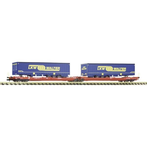 Fleischmann 6660050 N dubbele tasje-draaiwagen T3000e van de DB AG