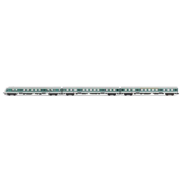 Arnold HN4366 N 3-delige set stoptreinwagon van de DB AG