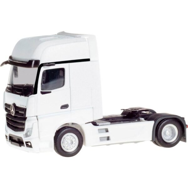 Herpa 317948 H0 Vrachtwagen Mercedes Benz Actros L Gigaspace Solotrekmachine 2-assige, wit