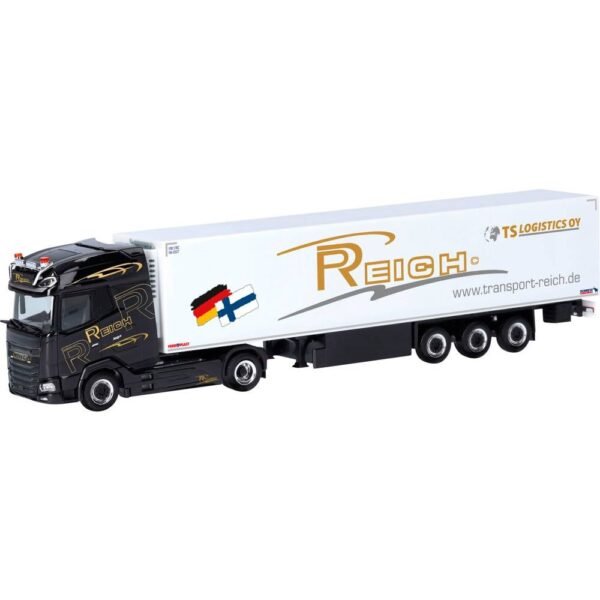 Herpa 318112 H0 Vrachtwagen DAF XG+ koelkoffer-zadeltrein „Reich”