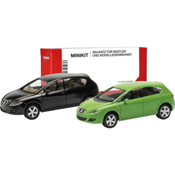 Herpa 013970 H0 Auto Seat Leon, zwart en groen