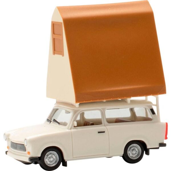 Herpa 024167-002 H0 Auto Trabant 601 universeel, grijswit
