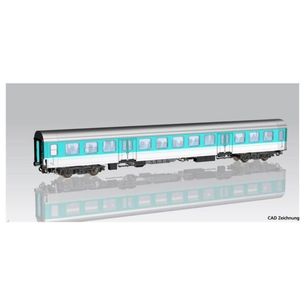 Piko H0 28007 H0 Halberstadter middenrijtuig mintgroen 1e/2e klas van de DB AG