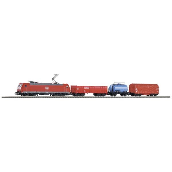 Piko H0 59015 H0 PSCwlan-startset goederentrein met BR 185 van de DB AG