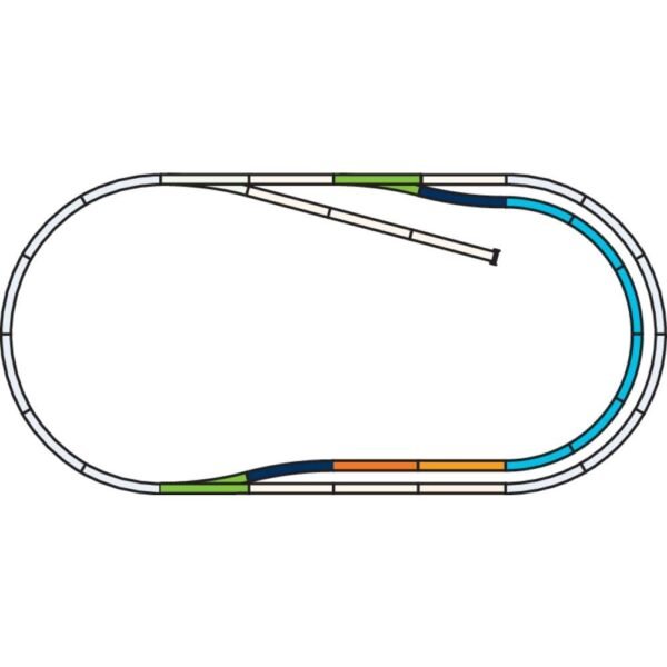H0 Piko A-rails 55320 Uitbreidingsset Set C 1 set(s)