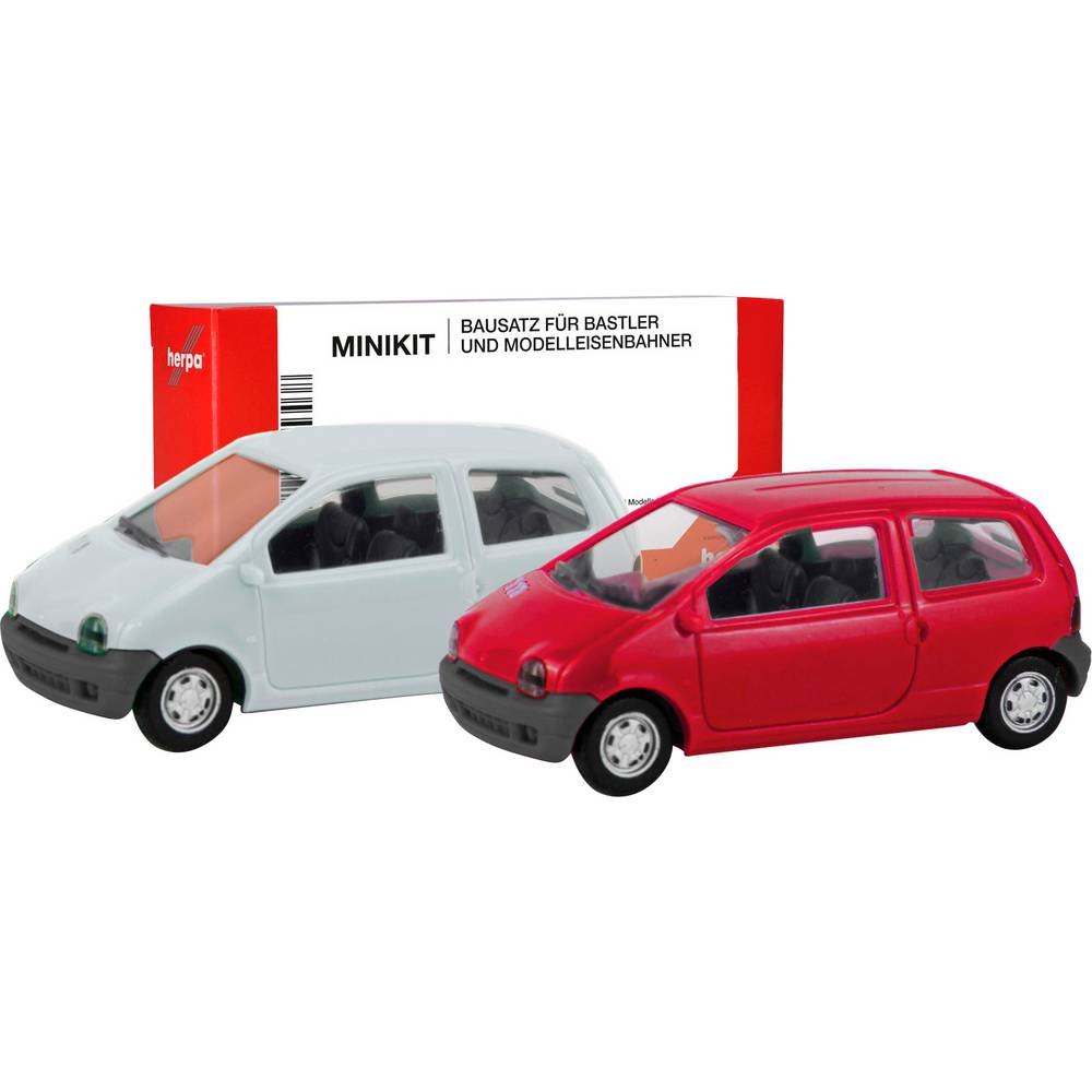 Herpa 012218-007 H0 Auto Renault Twingo, Vermehlo vivo en Jaune vanille