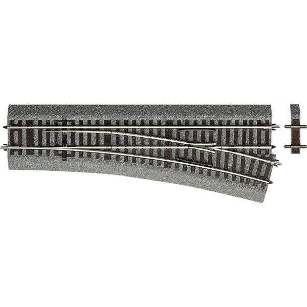 H0 RocoLine (met ballastbed) 42535 Wissel, Rechts 230 mm 1 stuk(s)