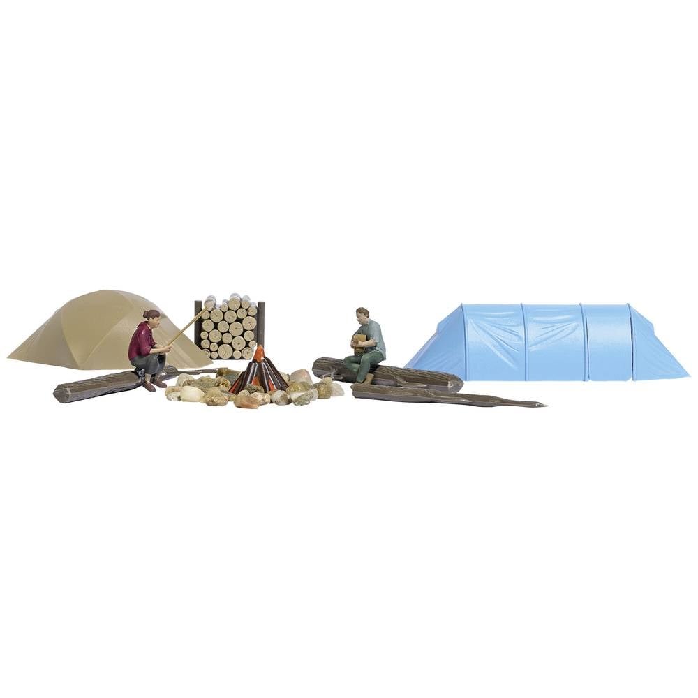 Busch 79823 H0 Actieset wild kamperen figuren Bouwpakket