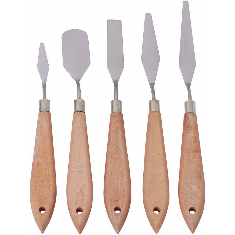 Reely RE-7042686 Spachtelset 5-delig, Hoog-elastisch