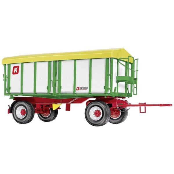 Wiking 077866 Schaal 1 Aanhanger Kröger HKD 302, wit