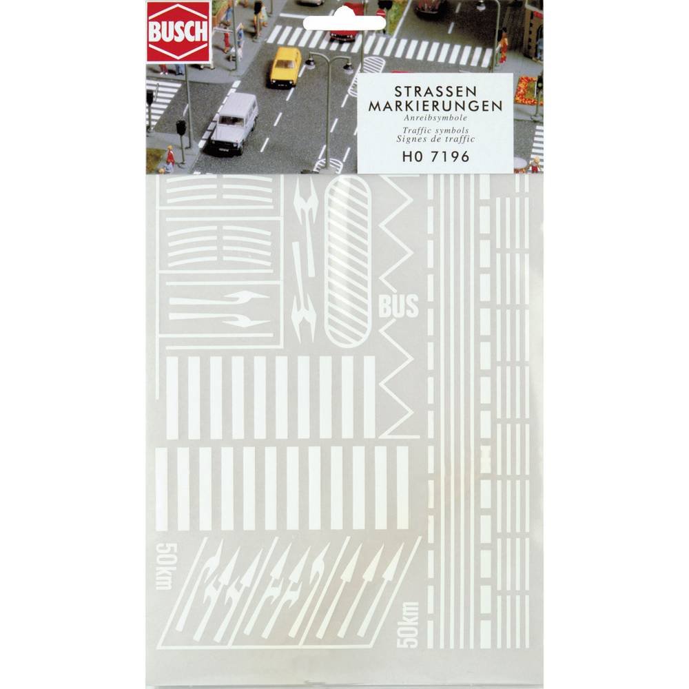 Busch 7197 N, TT Straatmarkering