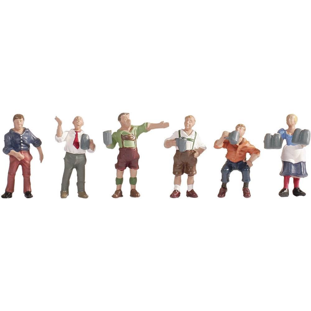 NOCH 15558 H0 Stamtafel figuren Geverfd, Staand