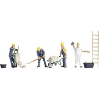 NOCH 45055 TT Set figuren, metselaars figuren