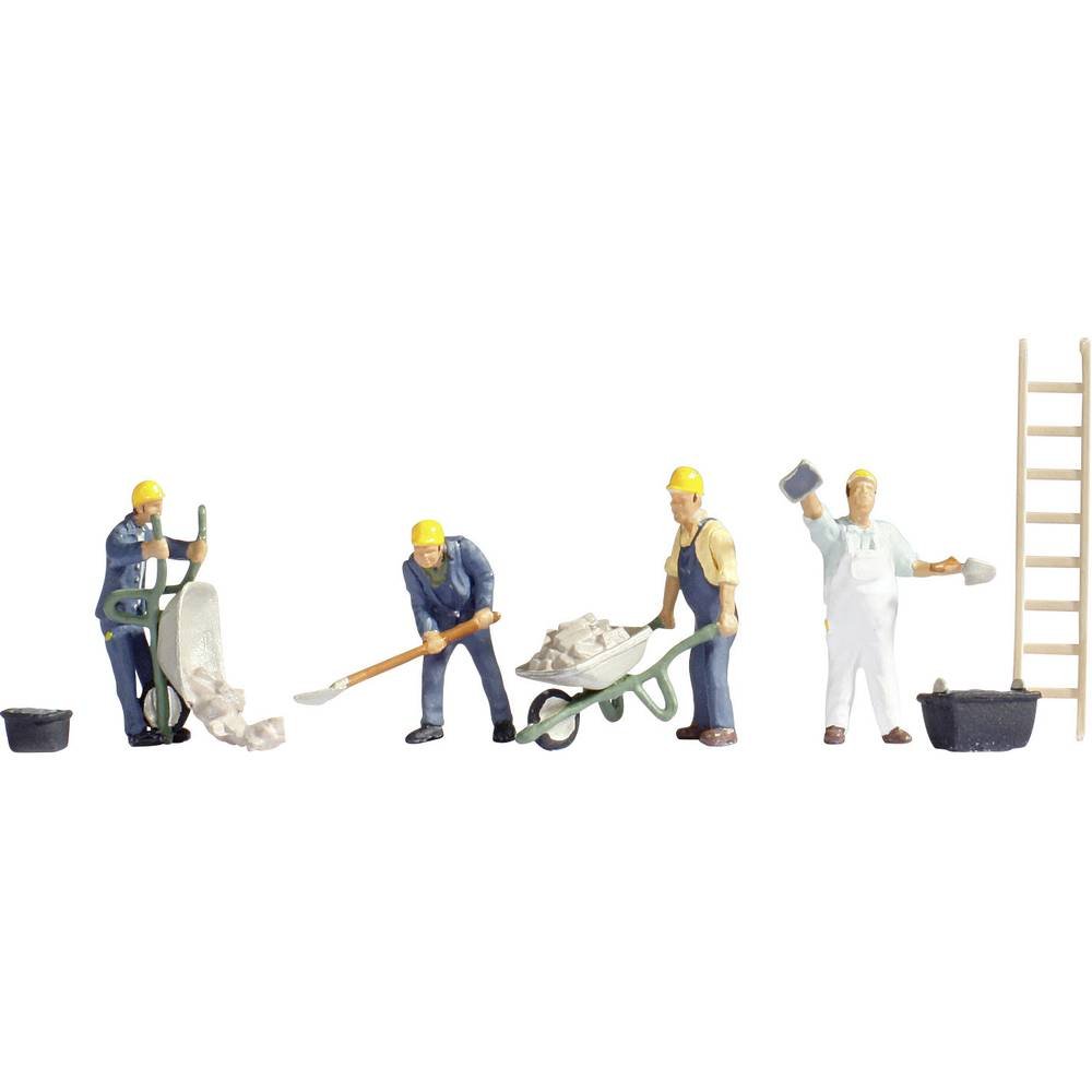 NOCH 45055 TT Set figuren, metselaars figuren