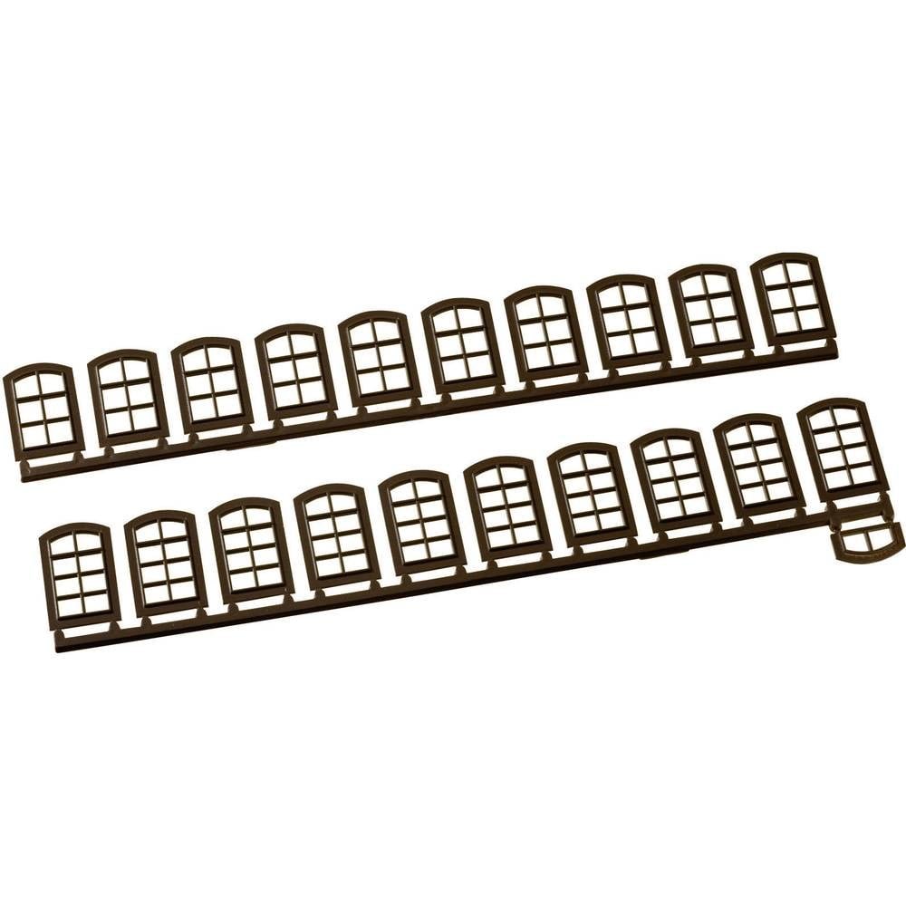 Auhagen 80204 H0 Vensters Bruin Kunststof bouwpakket