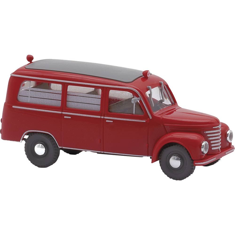 Busch 51264 H0 Hulpdienstvoertuig Framo V901/2 bus, brandweer/ambulance