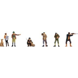 NOCH 36059 N Jagers en boswachter figuren Geverfd