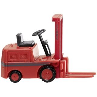 Wiking 117102 H0 Bouwvoertuig Vorkheftruck Clark - rood
