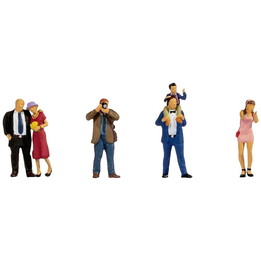 NOCH 45864 TT Bruiloftsgasten figuren Geverfd