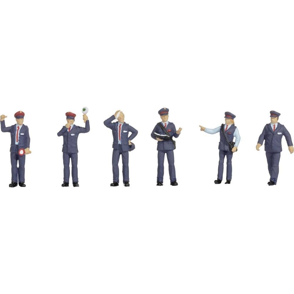 NOCH 15259 H0 Spoorwegpersoneel Duitsland figuren Geverfd, Staand