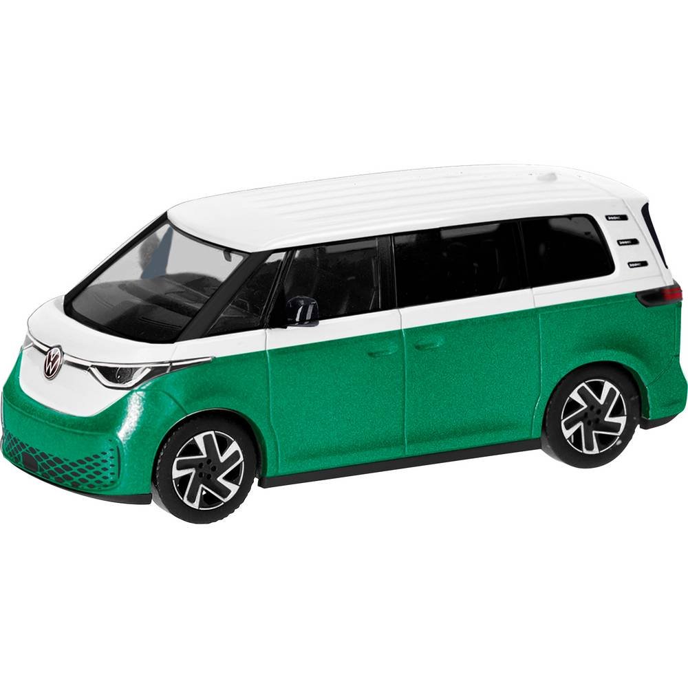 Herpa 431132 H0 Auto Volkswagen ID. Gezoem tweekleurig, Candy wit/Bay Leaf Green metallic
