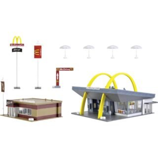 Vollmer 43635 H0 Fastfood-restaurant McDonalds met McCafé