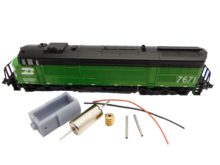 micromotor NM048G motor ombouwset voor Minitrix US U30CG (Santa Fe, Amtrak, u.a.