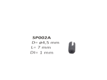 micromotor SP002A ø 4,5 x 7 - ø 1 mm cardankoppelingshouder