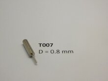 micromotor T007 Vervangingsstift voor T005 0.8 mm