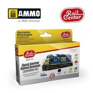 Ammo-Mig Railcenter R.1007 verfset Classic American Railroad companies (locomotieves vol.1)