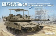 MENG-Model TS-056 Israel Main Battle Tank Merkava Mk.4M w/Roof-Mounted Slat Armor Bouwpakket Schaal 1:35