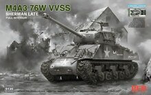 Rye Field Model RFM5135 M4A3 76W VVSS Sherman Late Standard Version Full Interior Schaal 1:35