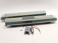micromotor NM072 ombouwset Minitrix BR 610, Pendolino