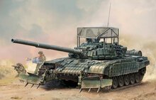 Trumpeter 09609 Russian T-72B1 with KTM-6 & Grating Armour Bouwpakket Schaal 1:35