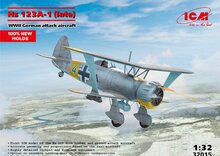 ICM 32015 Hs 123A-1 (late), WWII German attack aircraft (100% new molds) Bouwpakket Schaal 1:32