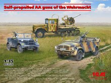 ICM DS3526 Self-propelled AA guns of the Wehrmacht2800 Bouwpakket Schaal 1:35