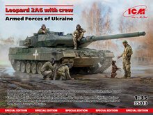 ICM 35013 Leopard 2A6 of the Armed Forces of Ukraine with crew Bouwpakket Schaal 1:35