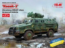 ICM 35014 Kozak-2, Ukrainian MRAP-class Armored Vehicle (100% new molds) Schaal 1:35