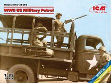 ICM 35599 WWII US Military Patrol (G7107 with MG M1919A4) Bouwpakket Schaal 1:35