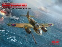 ICM 48310 Bristol Beaufort Mk.I, WWII British Torpedo Bomber Bouwpakket Schaal 1:48